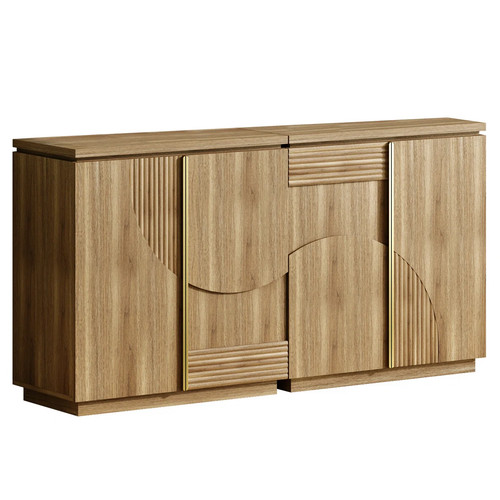 Mid century modern camel wood - century,