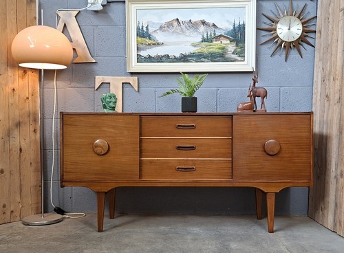 Teak sideboard rare mid - sideboard, ~