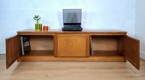 Mid century form low teak - s,