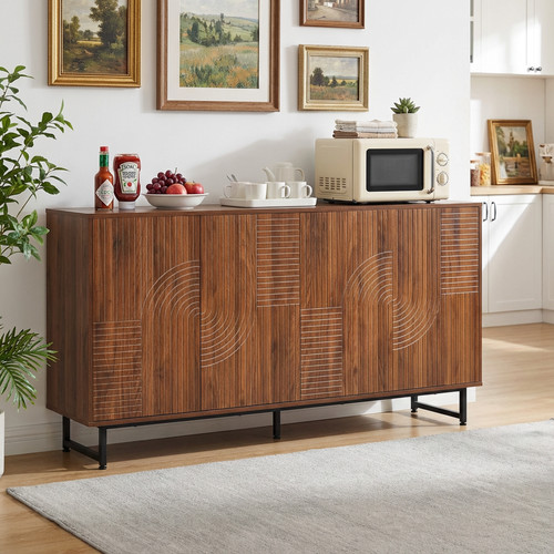 Mid century walnut sideboard - century,