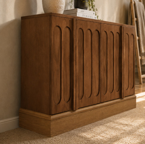 Mid century modern fluted - modern,
