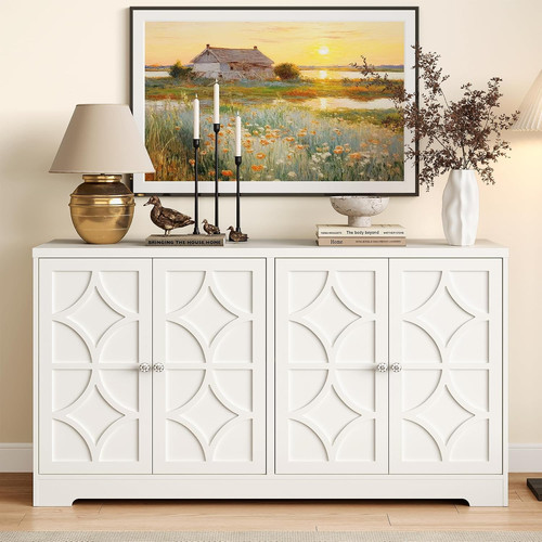 Mid century door sideboard - mid-century,