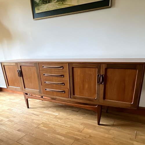 Mid century teak wooden - mid-century,