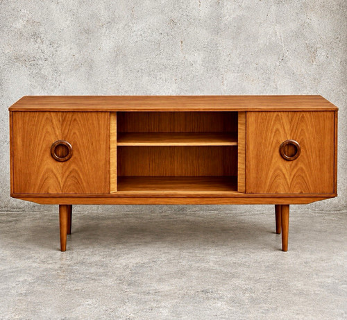 Mid century teak compact - mid,