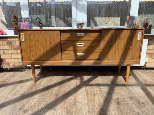 Retro teak schreiber sideboard - retro,